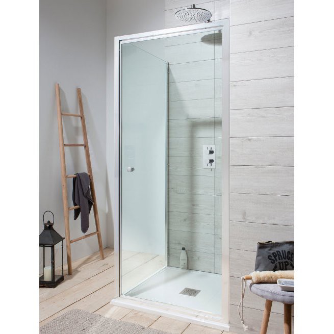 картинка Дверь Pivot 800mm c боковым экраном 1000mm от магазина Burlington Official